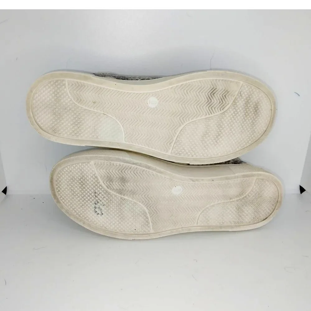 Steven by Steve Madden Womens Pre-owned Snake Skin Low Cut Sneakers - sz. 6M